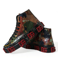 Dolce & Gabbana Multicolor High-Top Sneakers with Luxe Appeal