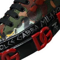 Dolce & Gabbana Multicolor High-Top Sneakers with Luxe Appeal