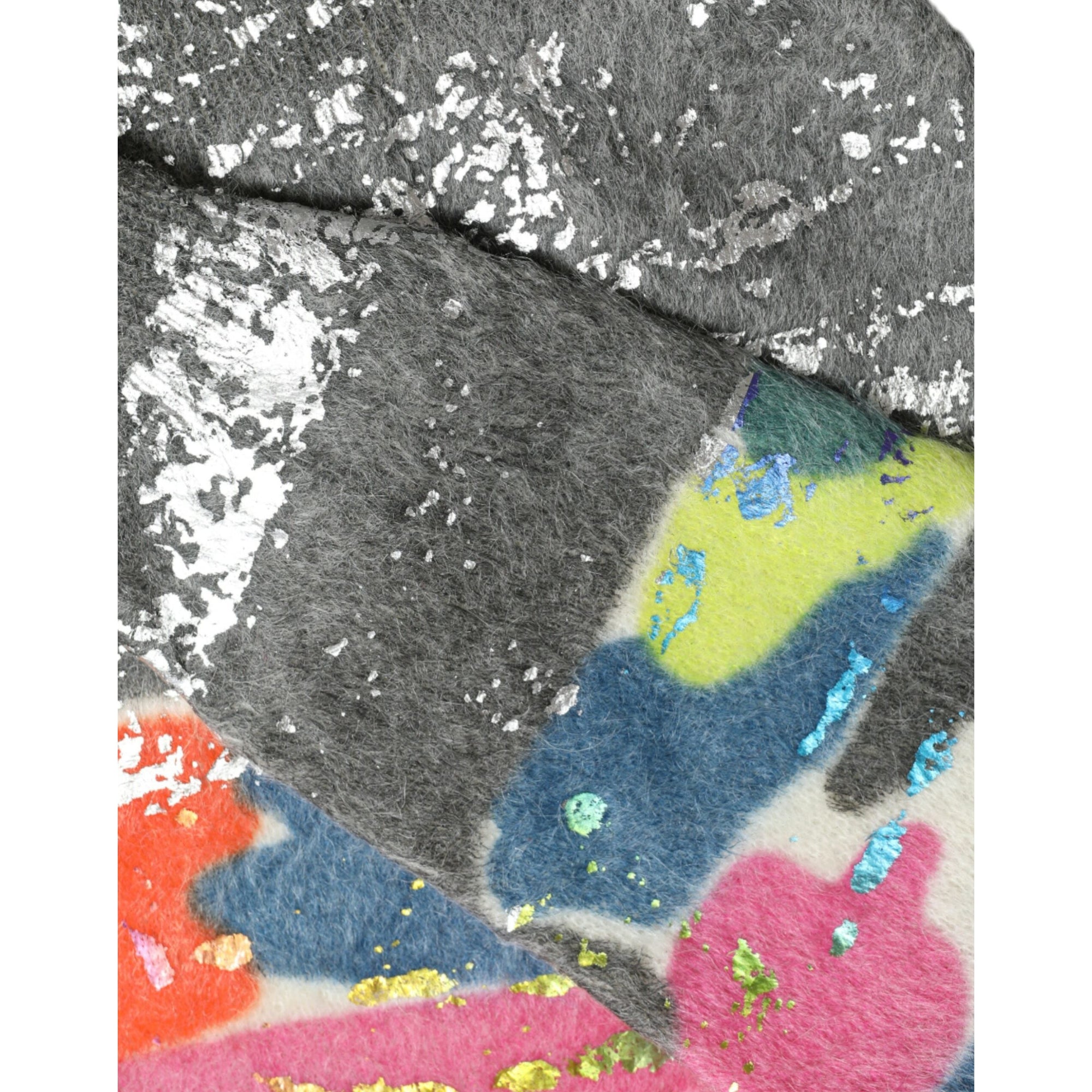 Dolce &amp; Gabbana Multicolor Mohair Turtleneck Casual Sweater