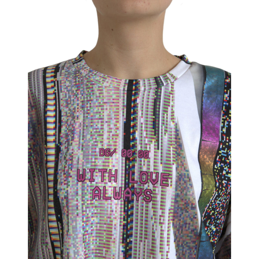 Dolce & Gabbana Chic Multicolor Round Neck Tee