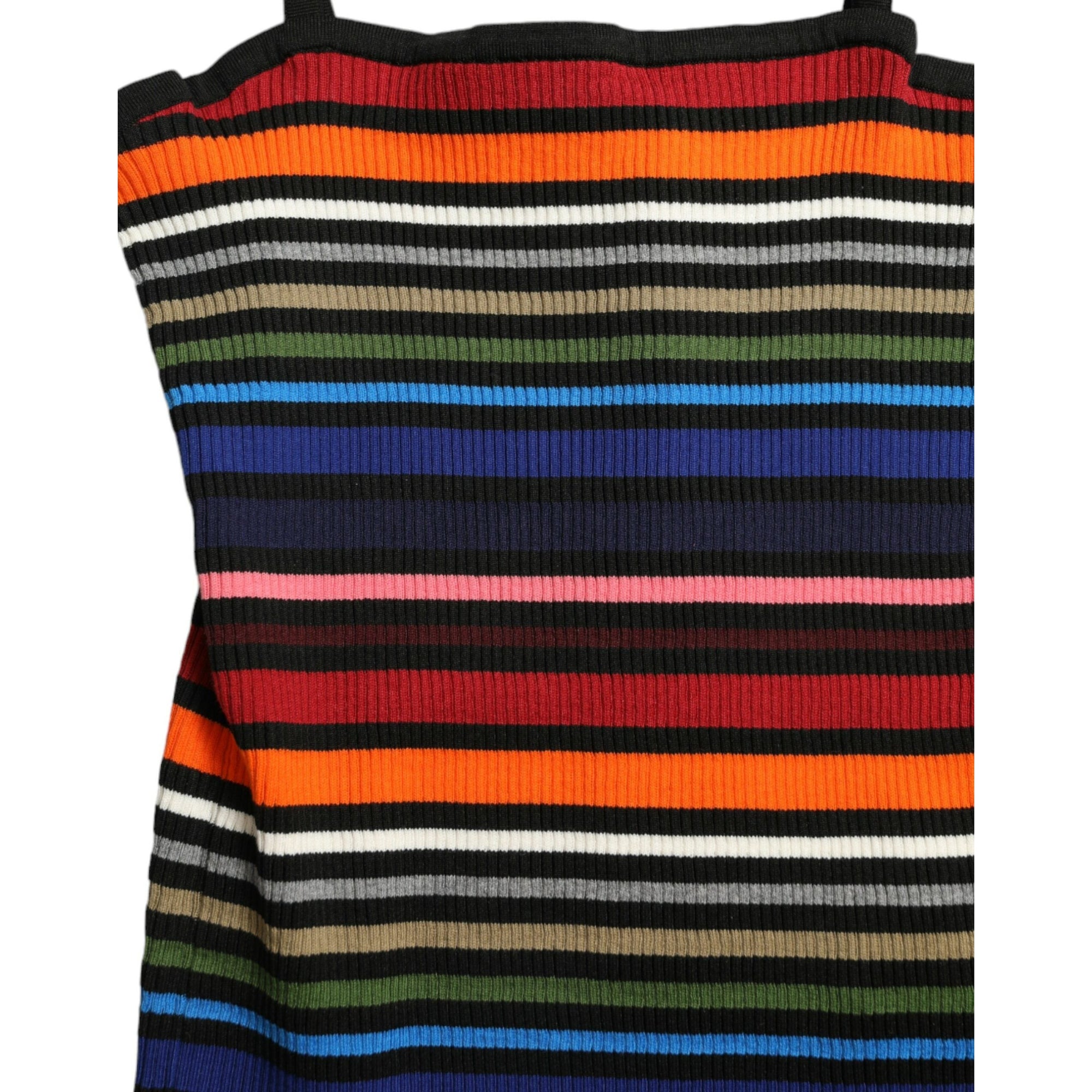 Dolce &amp; Gabbana Chic Striped Spaghetti Strap Tank Top