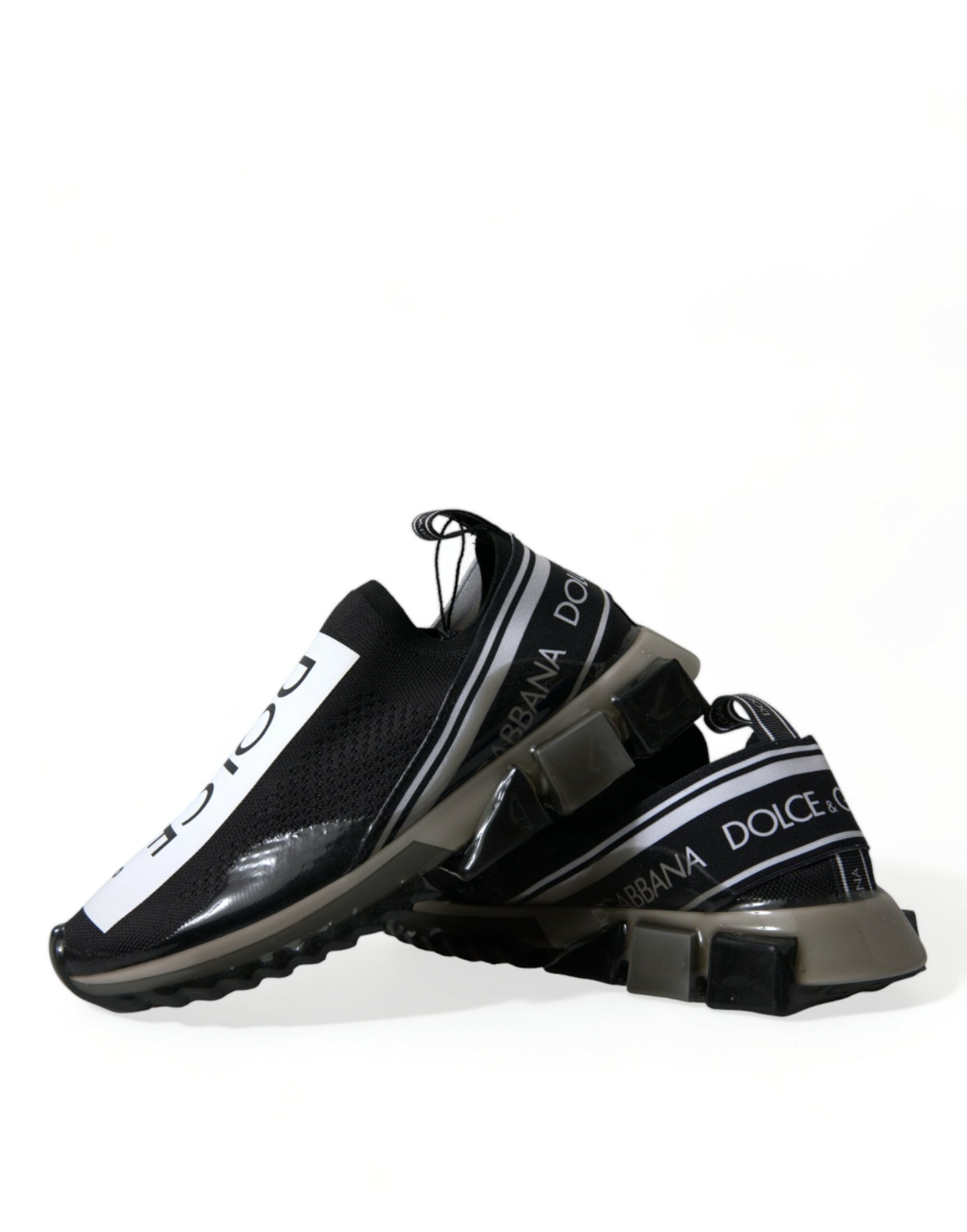 Dolce &amp; Gabbana Elegant Black &amp; White Sorrento Sneakers
