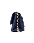 Michael Kors Cece Small Navy Vegan Leather Convertible Flap Crossbody Bag