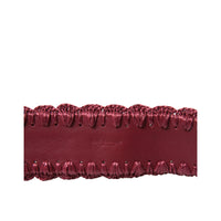 Dolce & Gabbana Maroon Elegance Canvas Waist Belt