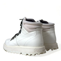 Dolce & Gabbana Pristine White Italian Ankle Boots