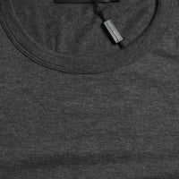 Dolce & Gabbana Elegant Dark Gray Crew Neck Tee