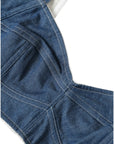 Dolce & Gabbana Elegant Blue Bustier Crop Top