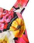 Dolce & Gabbana Exquisite Floral Bustier Crop Top