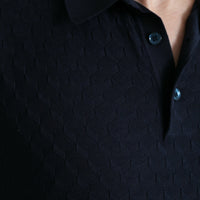 Dolce & Gabbana Dark Blue Collared Short Sleeve Polo T-shirt