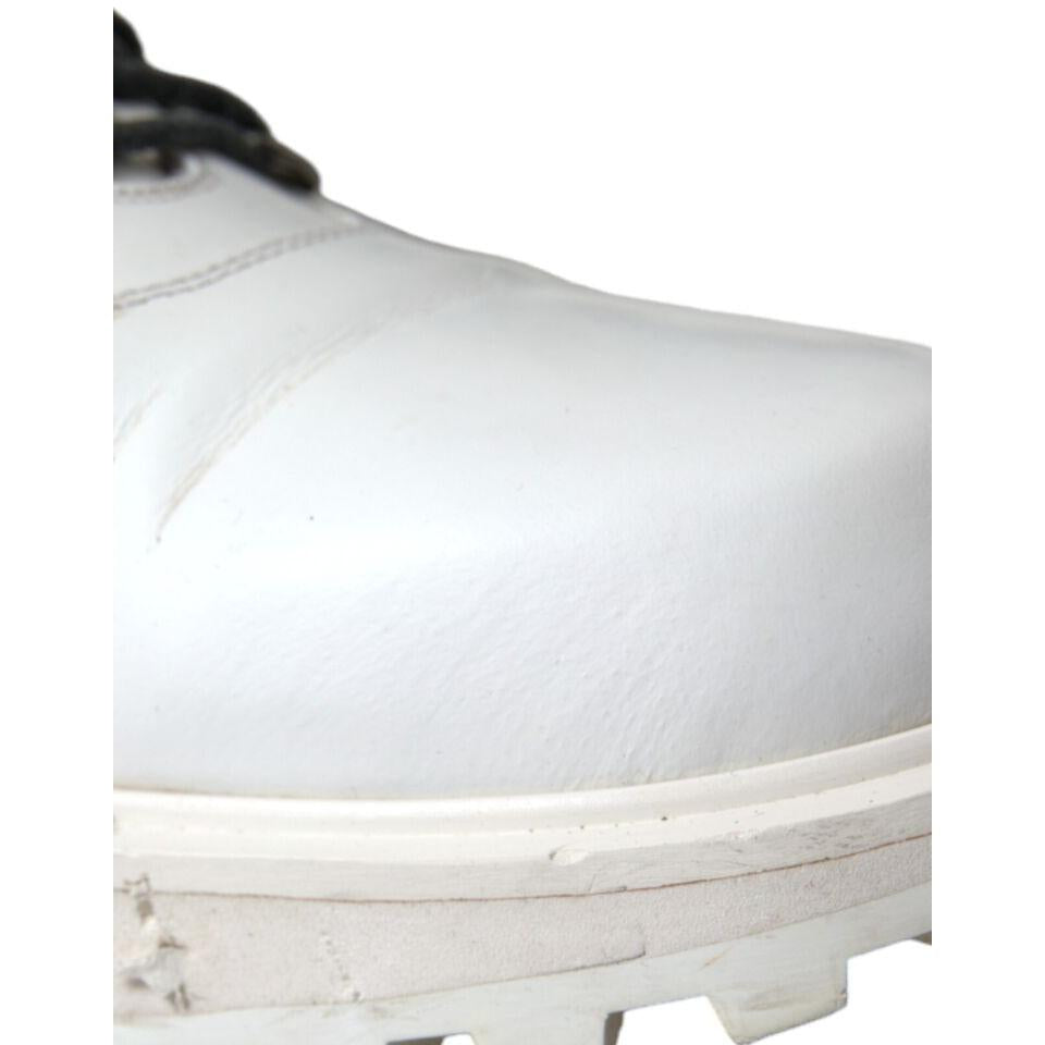 Dolce &amp; Gabbana Pristine White Italian Ankle Boots