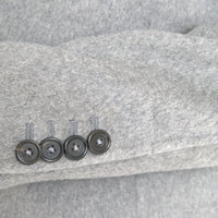 Dolce & Gabbana Gray Double Trench Coat Cashmere Jacket