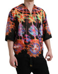 Dolce & Gabbana Multicolor Luminarie Print Cotton T-shirt