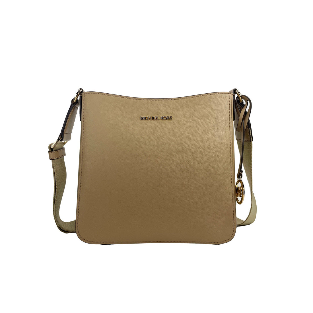 Michael Kors Jet Set Small Messenger Crossbody Bag Camel