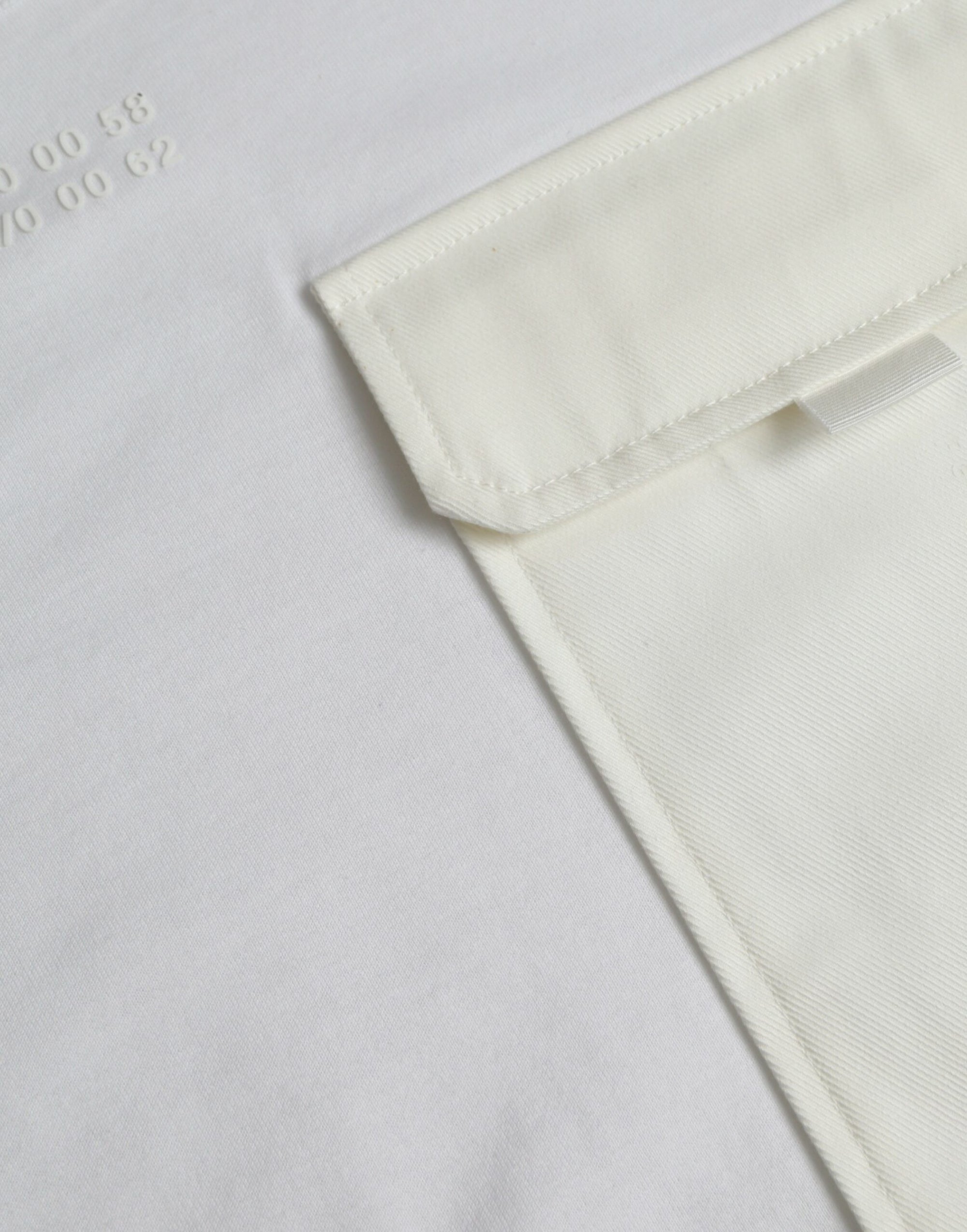 Dolce &amp; Gabbana White Cotton Pocket Short Sleeves T-shirt