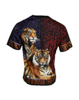 Dolce & Gabbana Multicolor Tiger Print Cotton Short Sleeves T-shirt