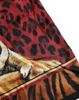 Dolce & Gabbana Multicolor Tiger Print Cotton Short Sleeves T-shirt