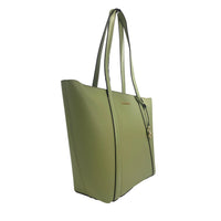 Michael Kors Large Pratt Shoulder Zip Tote Bag Light Sage