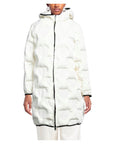 Love Moschino Chic Quilted Heart Long Down Jacket