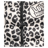 Love Moschino Chic Leopard Print Down Jacket