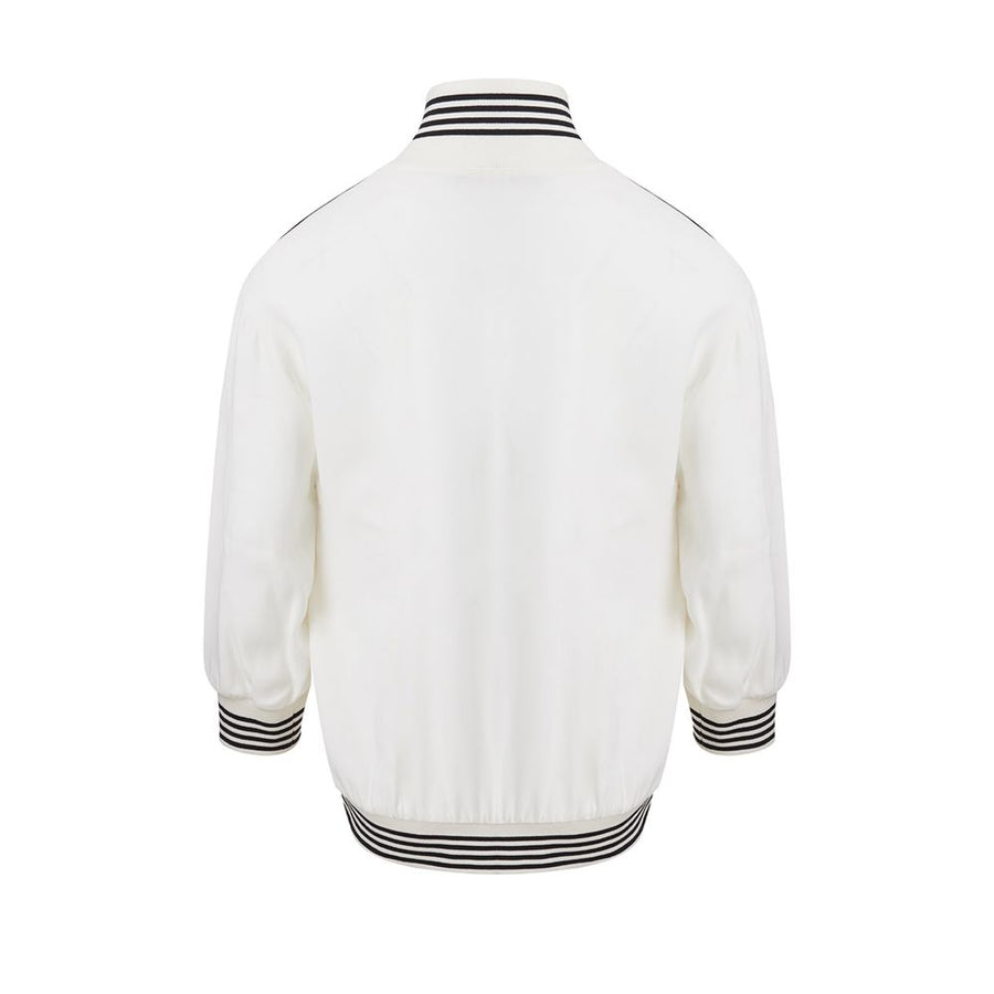 Dolce & Gabbana Elegant Cotton Knit White Sweater