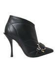 Dolce & Gabbana Black Devotion Quilted Buckled Boots Shoes