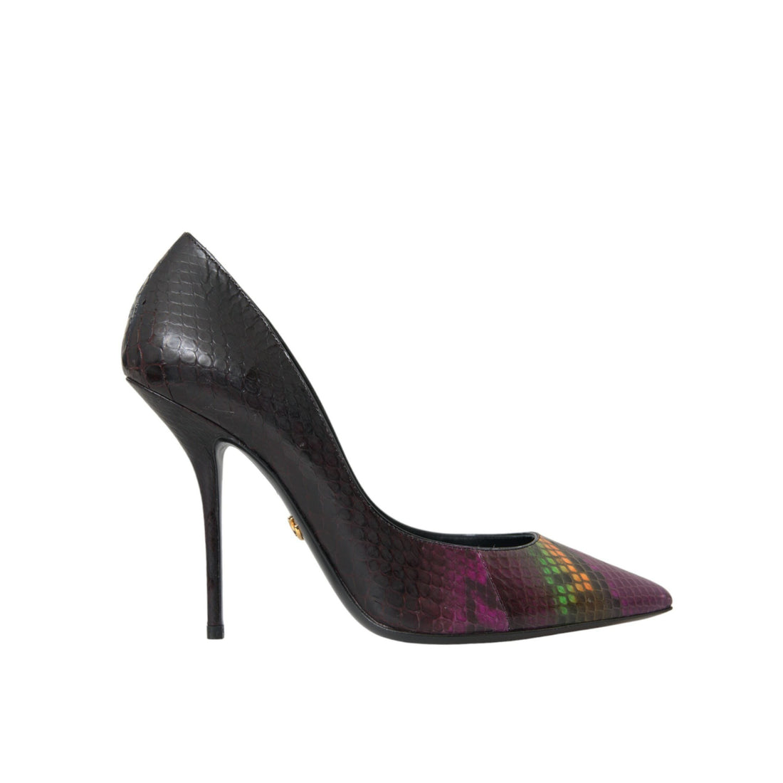 Dolce & Gabbana Multicolor Exotic Leather Heels Pumps Shoes