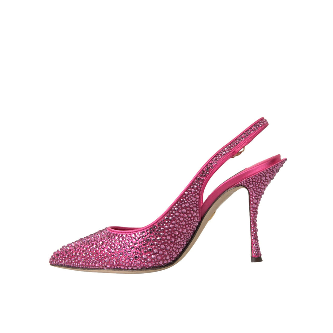 Dolce & Gabbana Pink Slingbacks Crystal Pumps Shoes