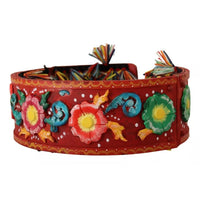 Dolce & Gabbana Multicolor Floral Wide Waist Carretto Belt