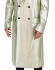 Dolce & Gabbana Gold Viscose Long Double Breasted Jacket