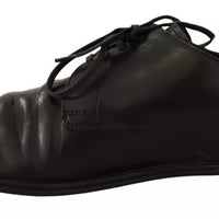 Dolce & Gabbana Black Leather Derby Dress Formal Shoes