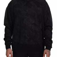 Dolce & Gabbana Black Polyester Crewneck Pullover Sweater