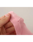 Dolce & Gabbana Pink V-neck Women Pullover Cashmere Sweater