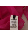 Dolce & Gabbana Fuchsia Polyester Crewneck Pullover Sweater