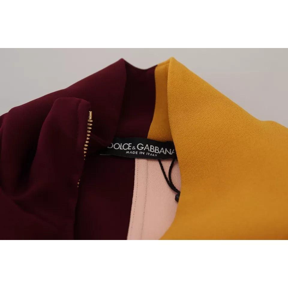 Dolce &amp; Gabbana Multicolor Floral Viscose Full Zip Sweater