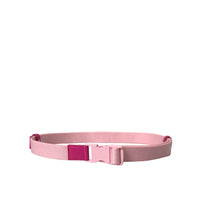 Dolce & Gabbana Pink Canvas Stretch Plastic Buckle Women Belt