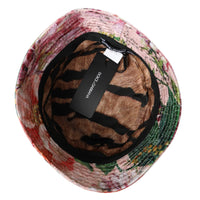 Dolce & Gabbana Multicolor Floral Jacquard Bucket Hat Men