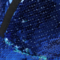 Dolce & Gabbana Royal Blue Sequin Baseball Hat Men