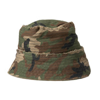 Dolce & Gabbana Green Camouflage Cotton Bucket Hat Men