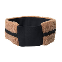 Dolce & Gabbana Brown Black Fleece Wool Head Band Hat Men