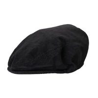 Dolce & Gabbana Black Corduroy Crown Newsboy Hat Men