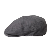 Dolce & Gabbana Gray Herringbone Crown Newsboy Hat Men