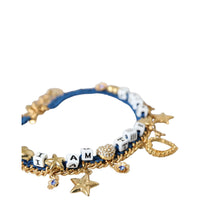 Dolce & Gabbana Gold Tone Brass Chain Iam The Star Bracelet