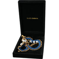 Dolce & Gabbana Gold Tone Brass Chain Iam The Star Bracelet