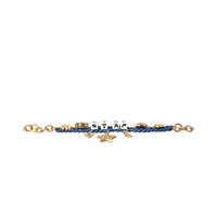 Dolce & Gabbana Gold Tone Brass Chain Star Fashion Bracelet