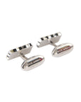 Dolce & Gabbana Silver Plated Metal Brass Pin Men Cufflinks