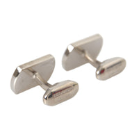 Dolce & Gabbana Silver Gold Plated Metal Brass Pin Cufflinks