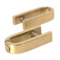 Dolce & Gabbana Gold Plated Metal Brass Pin Men Cufflinks