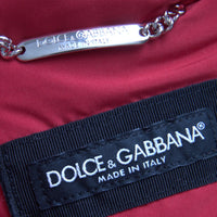 Dolce & Gabbana Multicolor Quilted Hooded Puffer Jacket