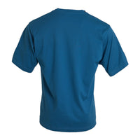 Dolce & Gabbana Blue Logo Round Neck Short Sleeves T-shirt