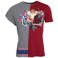 Dolce & Gabbana Multicolor Graphic Short Sleeve T-shirt